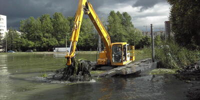 Очистка пруда и восстановление водоёма